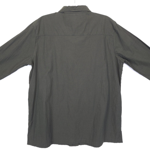 Bobbie Brooks Button Shirt Embroidered Floral Women XL Olive Western Cottagecore - Picture 3 of 14